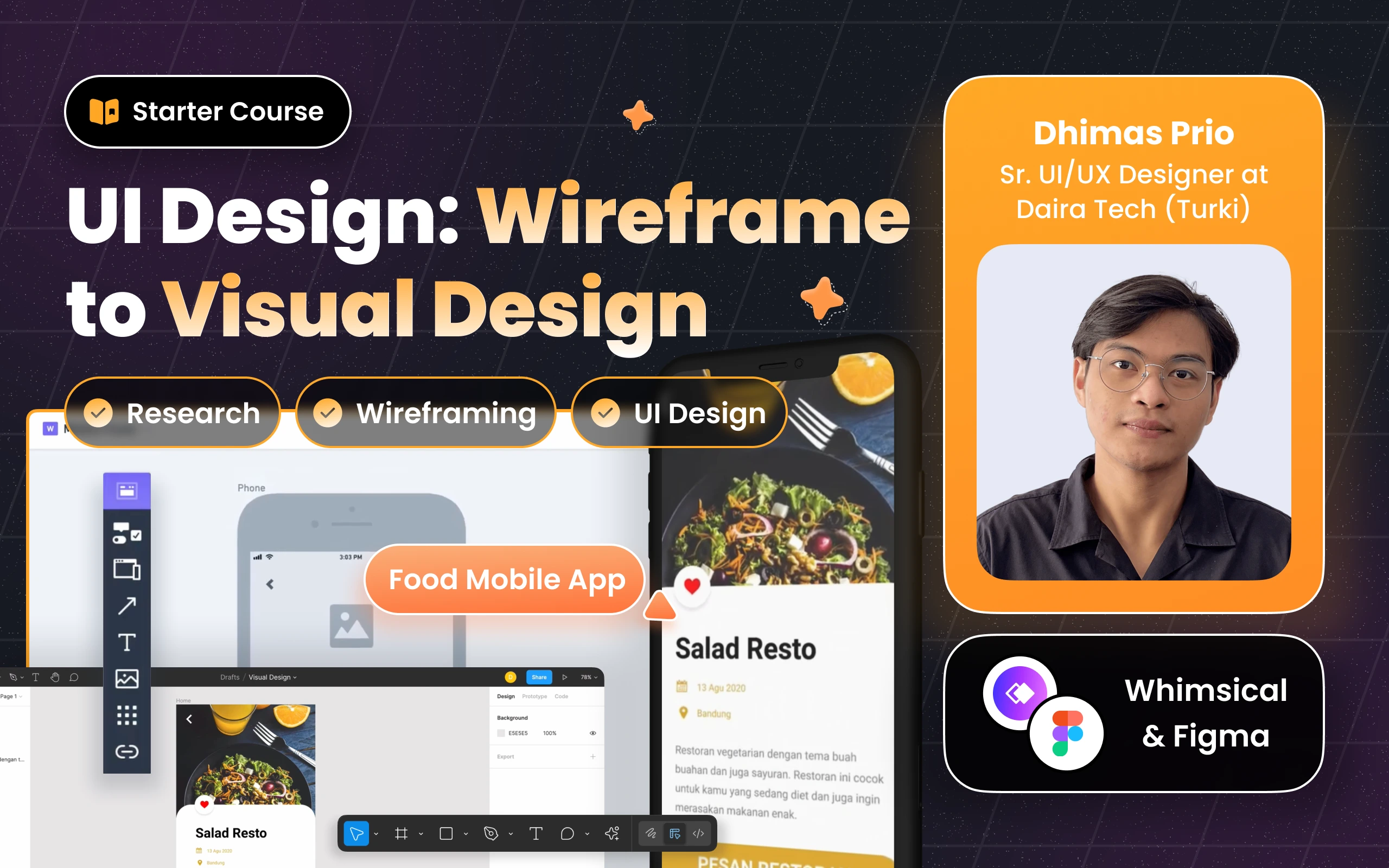 Kelas UI Design: Wireframe to Visual Design di BuildWithAngga